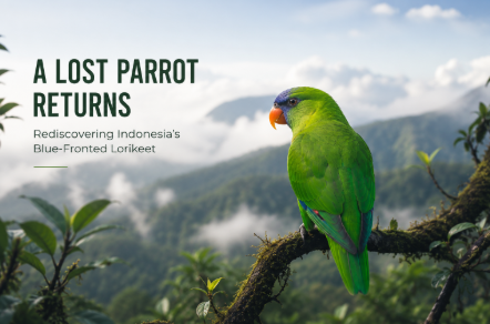 Burung Blue-fronted Lorikeet Muncul Kembali di Maluku Setelah Menghilang Selama Satu Abad! 1 Burung Blue-fronted Lorikeet Muncul Kembali di Maluku Setelah Menghilang Selama Satu Abad!