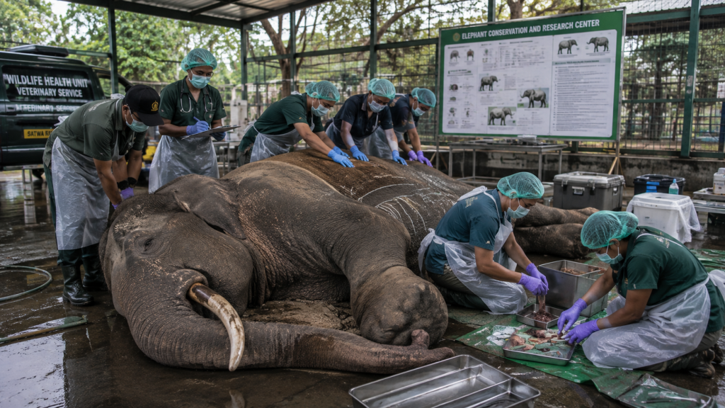 Gajah Jovi Mengabdi 28 Tahun di Riau, Sempat Membaik lalu Wafat Usai 34 Hari Dirawat